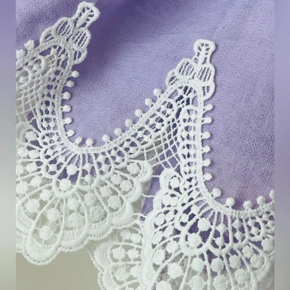 DO + BE Off The Shoulder Lavender Dress - Sz S - NWT - Picture 6 of 10